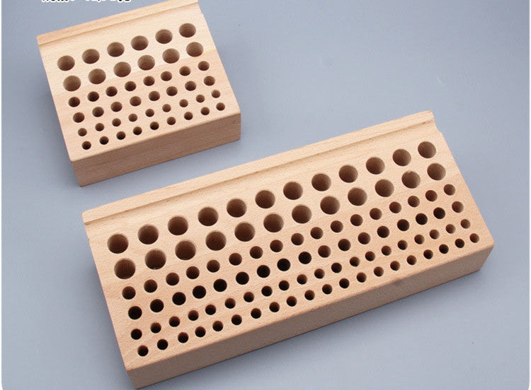 Handmade Diy46-98 Hole Beech Wood Multifunctional Storage Table