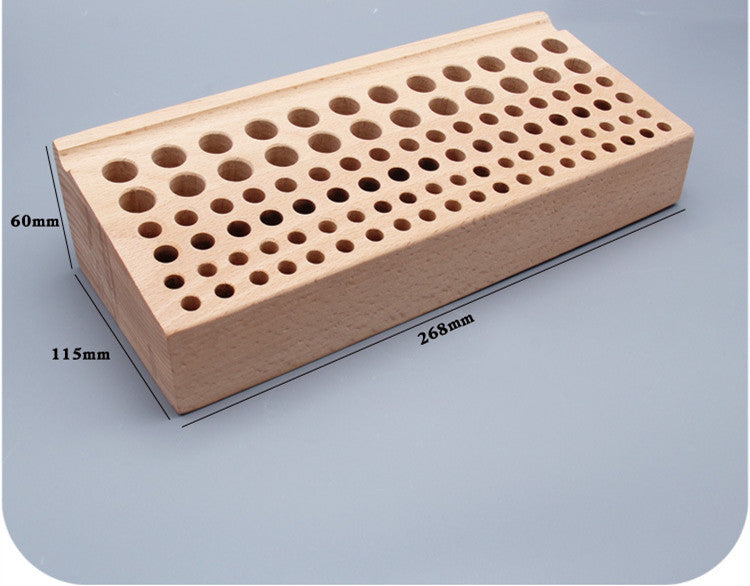 Handmade Diy46-98 Hole Beech Wood Multifunctional Storage Table