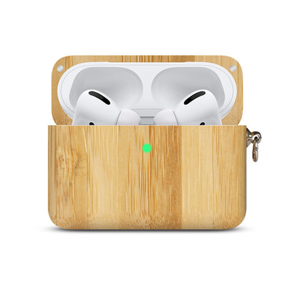Solid Wood Apple Bluetooth Wireless Earphones Log Shell