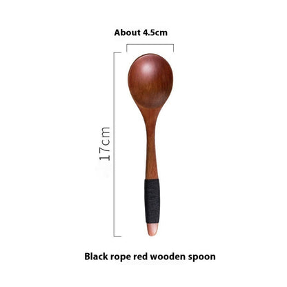 Japanese Household Retro Practical Wooden Spoon
