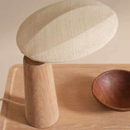 Japanese Solid Wood Desk Decorative Table Lamp