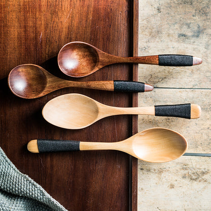 Japanese Household Retro Practical Wooden Spoon