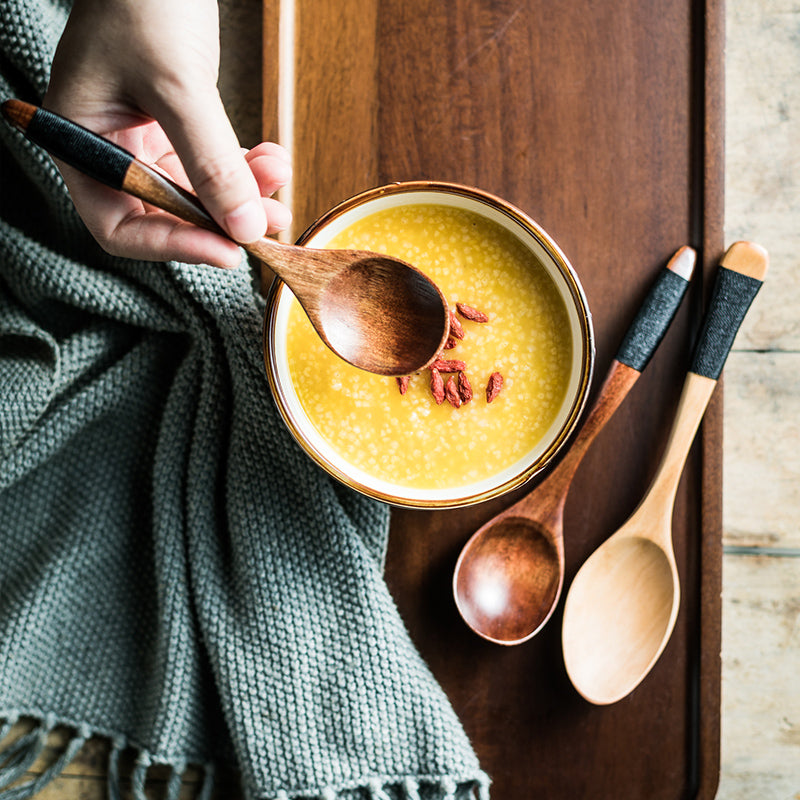 Japanese Household Retro Practical Wooden Spoon